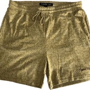 "Players Club" Tan Paisley Shorts | XL |